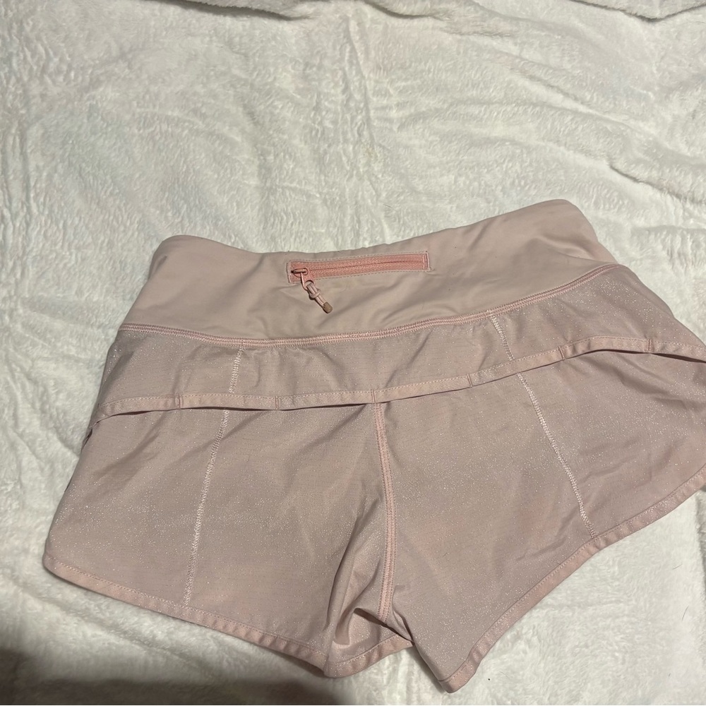 Lululemon Athletica Blush Pink Athletic Shorts
